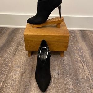 WHBM Velvet Suede Stiletto Booties